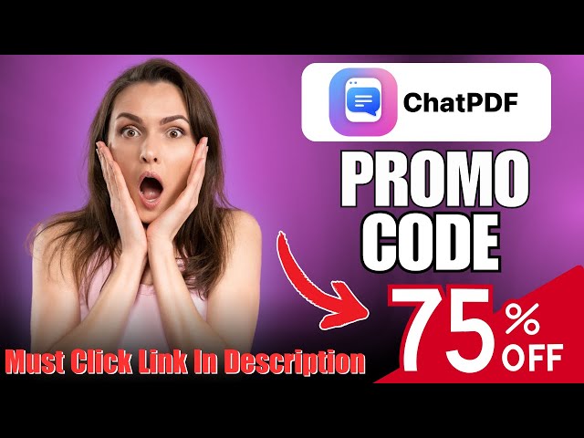 Chatpdf Promo Code To Get Upto 95% Off On Subscription Plans | Chatpdf Discount Code
