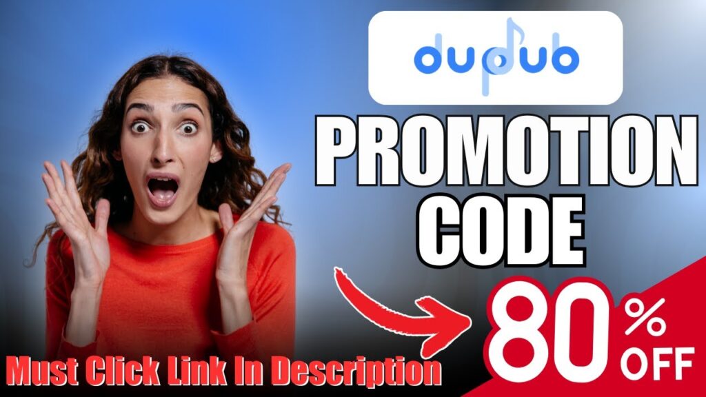 Dupdub Promo code