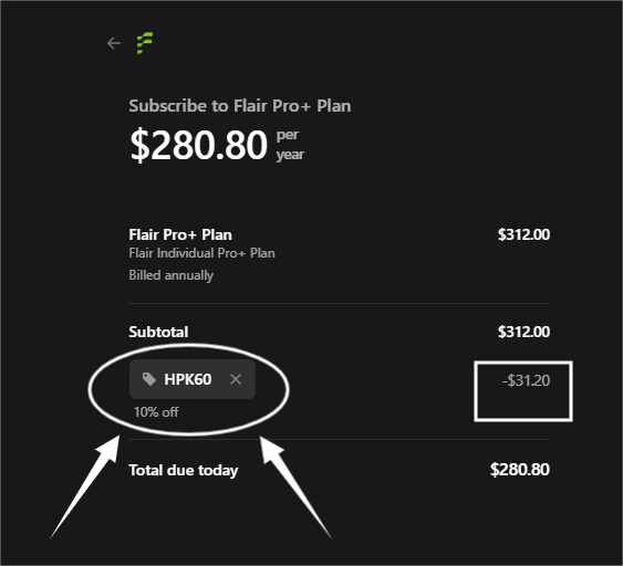 Flair.ai Promo Code "HPK60" – Unlock 10% Off on All Plans
