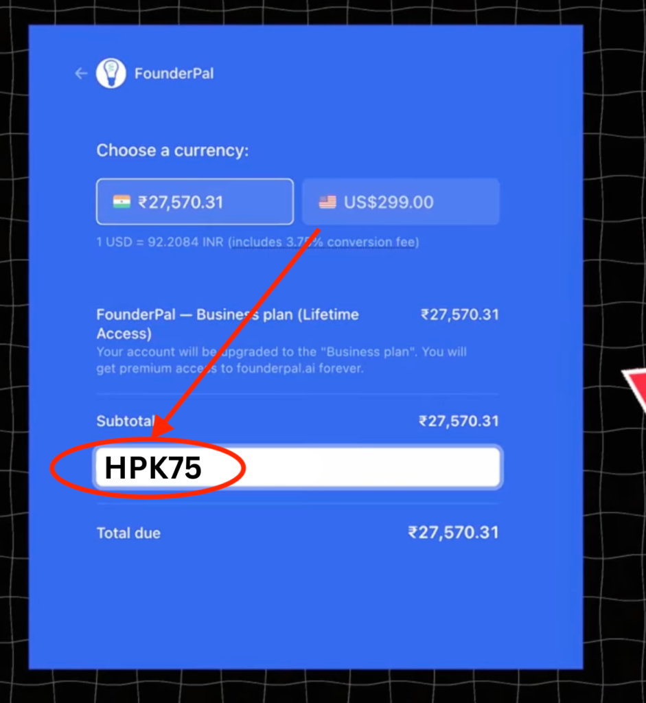How to Use FounderPal Promo Code “HPK75” to Get 20% Off (Step-By-Step)